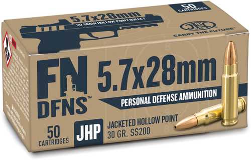 FN Ammo Five-Seven 30Gr JHP 500Rd Case SS200 – High-Performance Jacketed Hollow Point