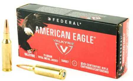 Federal .224 Valkyrie 75 Grain TMJ Ammunition 20 Rounds