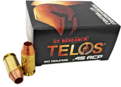 G2 Research Telos 45ACP 160 Grain – California Certified Lead Free Ammunition