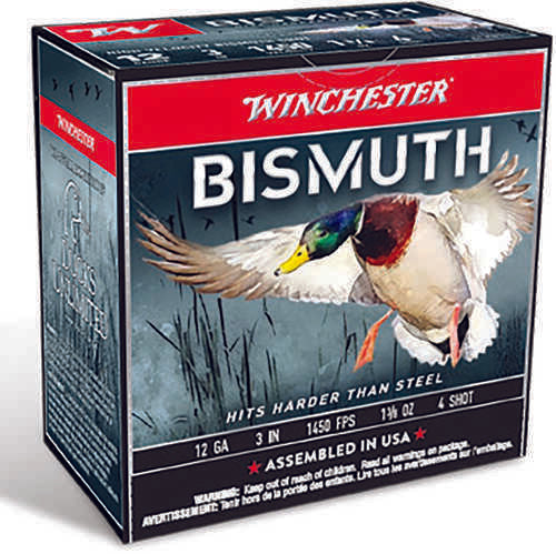 Winchester Bismuth 12 Gauge 3 Inch Shotshell Four 25 Rounds