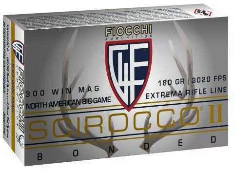 Fiocchi 300 Win Mag 180gr Swift Scirocco II Ammo 20 Rounds