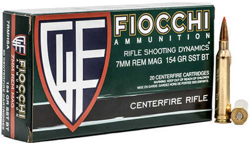 Fiocchi 7mm Remington Magnum 154 Grain SST 20 Rounds