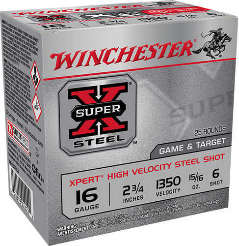 Winchester Super X Xpert HV 16 Gauge 2.75in 15/16oz 6 Shot