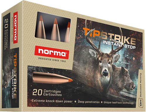 Norma Tipstrike 280 Rem 160 Grain Polymer Tip 20 Rounds