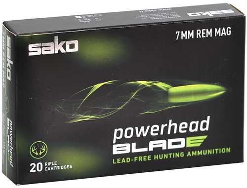 Sako 7mm 140 Grain Lead Free Rifle Ammunition 20 Per Box