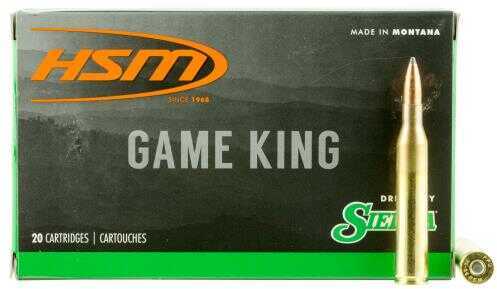 HSM Game King 25-06 Rem 100Gr Spitzer Boat Tail Ammo 20 Rds