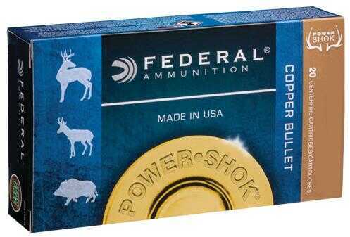 Federal PowerShok 300 Win Mag 180 Grain Copper HP Ammo 20 Rounds