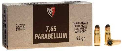 Fiocchi 30 Luger Ammunition – 93 Grain Soft Point Performance