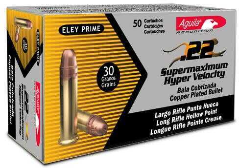 Aguila Super Maximum 22 Long Rifle 30 Grain Lead Hollow Point - Hyper-Speed Velocity and Exceptional Accuracy