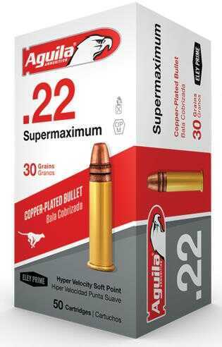 Aguila Super Maximum 22 Long Rifle Ammunition - Hyper Speed Velocity with Exceptional Accuracy