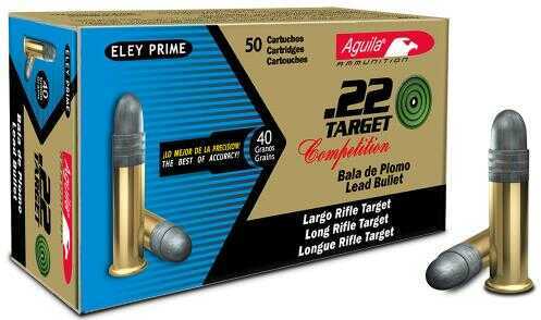 Aguila 22 Long Rifle 50 Rounds Ammunition - Reliable Performance with 40 Grain Lead Nose