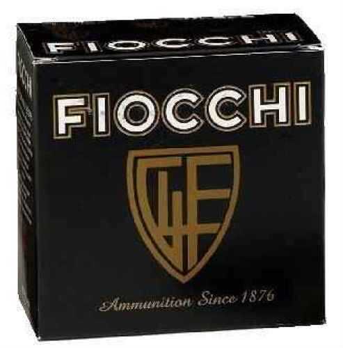 A black Fiocchi Ammo box with the gold and white logo reads Ammunition Since 1876—perfect for those seeking reliable 12 Gauge 250 Rounds, 2 3/4, 1 1/8 oz Lead #7.5, ideal for light clay target loads.