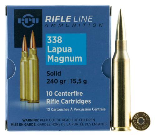 338 Lapua Magnum Ammo: Prvi Partizan 240Gr Copper, 10 Rounds
