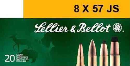 Sellier & Bellot 8mm Mauser SPCE 196 Grain 20 Rounds Ammunition