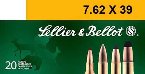 Sellier & Bellot 7.62x39mm 123 Grain Soft Point Ammunition 20 Rounds