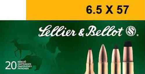 Sellier And Bellot 6.5X57R Soft Point 131 Grain 20 Rounds