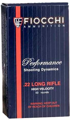 Fiocchi Shooting Dynamics 22 Long Rifle 38 Grain Hollow Point Ammunition - Versatile Performance for Target Shooting