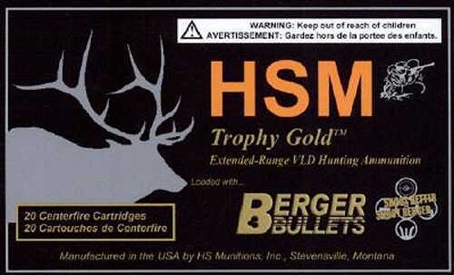 HSM Trophy Gold 6.5x284 Norma 140gr Hollow Point Ammo 20rd