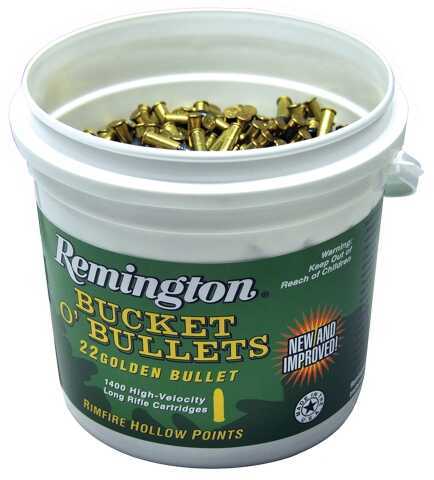 Remington Golden Bullet 22 Long Rifle 1400 Rounds - High Quality 36 Grain Hollow Point Ammunition