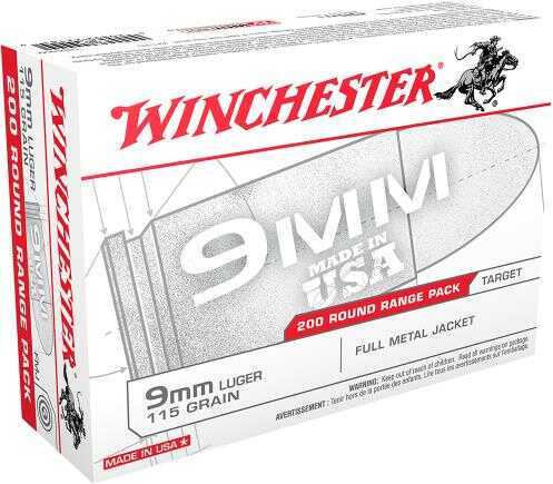 Winchester 9mm Luger Ammunition – Full Metal Jacket for Reliable Performance
