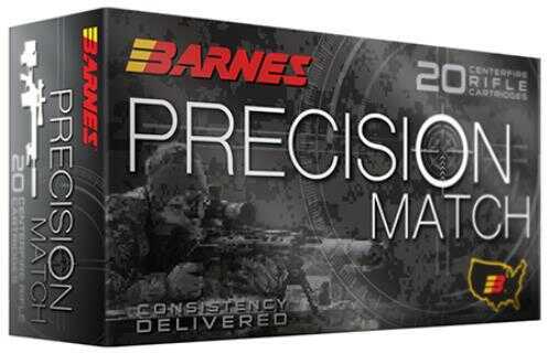 Barnes 5.56mm NATO 85 Grain Open Tip Match Ammo 20Rd