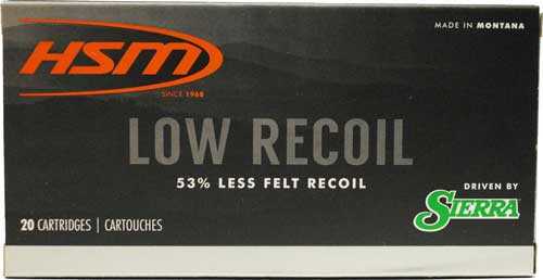 HSM Low Recoil 6.5 Creedmoor 140 Grain Ammunition 20 Count