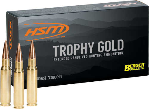 HSM TG 6.5 Grendel 130gr Berger JHP Hunting Ammo 20 Pack