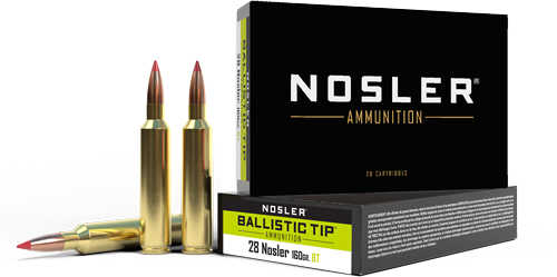 Nosler Ballistic Tip 160 Grain 7MM Rem Mag BT28 20 Rounds