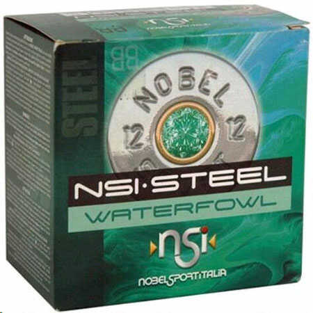 Nobel Sport 12 Gauge Waterfowl Shots 25 Rounds Ammunition