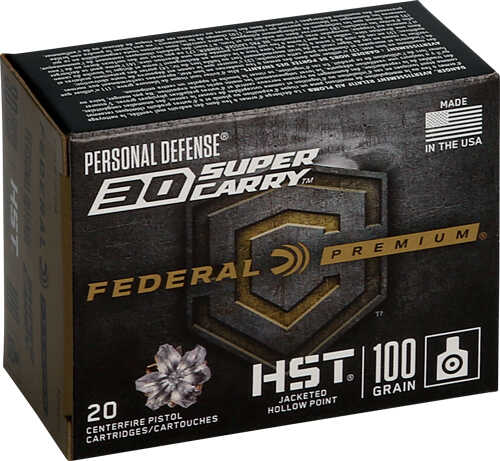 Federal 30 Super Carry 100Gr HST JHP Ammo – Reliable Expansion and Accuracy