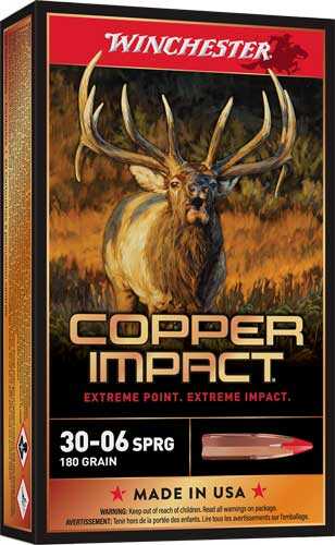 Winchester Deer XP 180Gr .30-06 Copper Solid Rounds